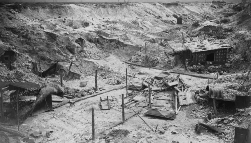 92_Sun Quarry near Cherisy H.Q. 2nd Cdn Div. captured by 25th Battalion August 1918.
